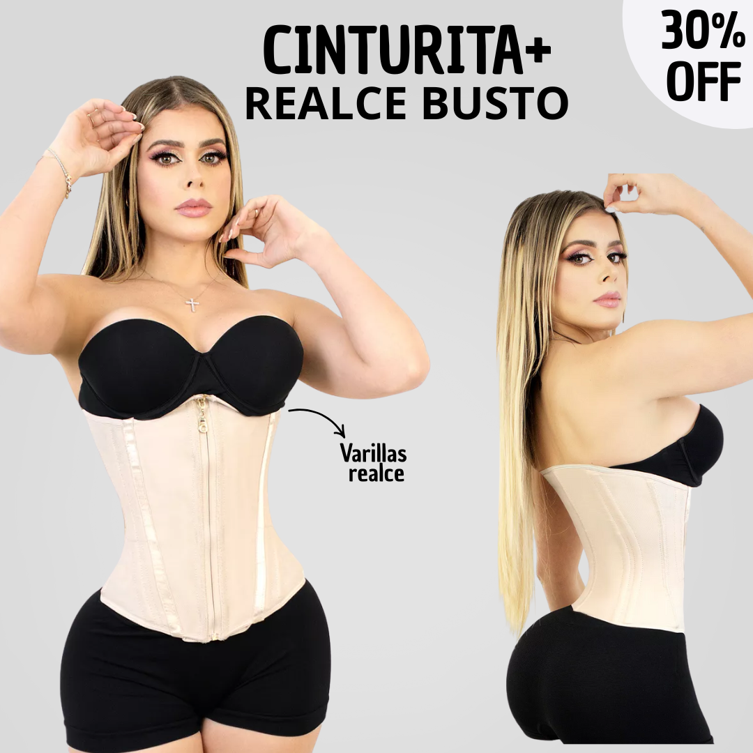 CINTURILLA CON REALCE BUSTO + ENVÍO GRATIS