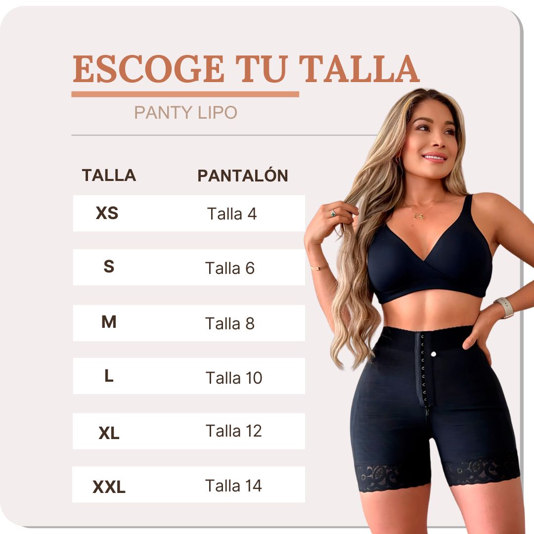 PANTY LIPO RELOJ DE ARENA + ENVÍO GRATIS