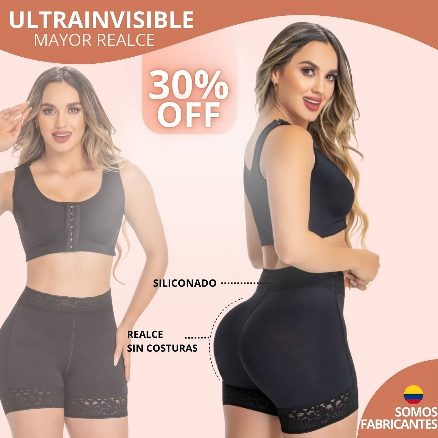 PANTY LEVANTA COLA INVISIBLE+ ENVÍO GRATIS
