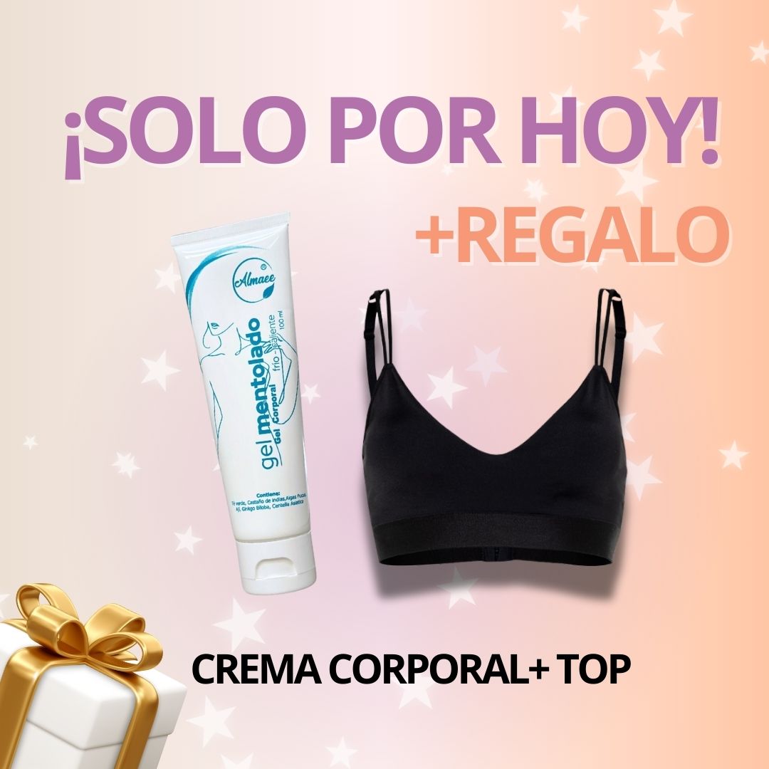 FAJA CON VARILLAS+TOP+CREMA CORPORAL+ENVÍO GRATIS