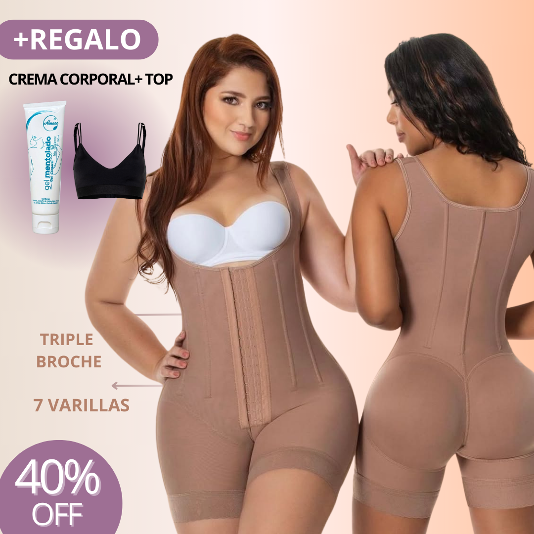 FAJA CON VARILLAS+TOP+CREMA CORPORAL+ENVÍO GRATIS