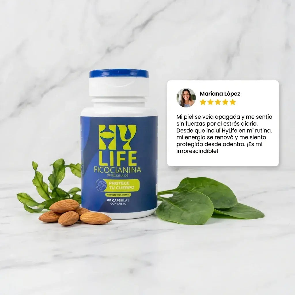 INMUNIDAD-FICOCIANINA ANTIOXIDANTE AZUL + ENVIO GRATIS